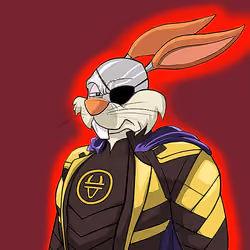Dark Super Bunny #6979
