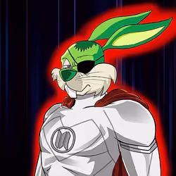 Dark Super Bunny #5738