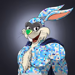 Dark Super Bunny #9427