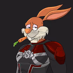 Dark Super Bunny #8075