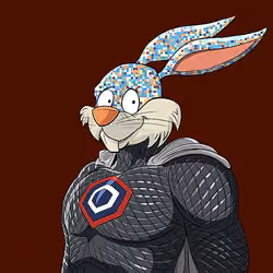 Dark Super Bunny #8916