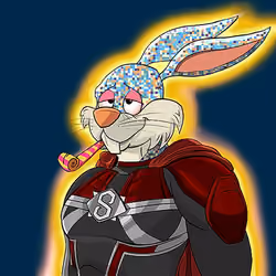 Dark Super Bunny #8201