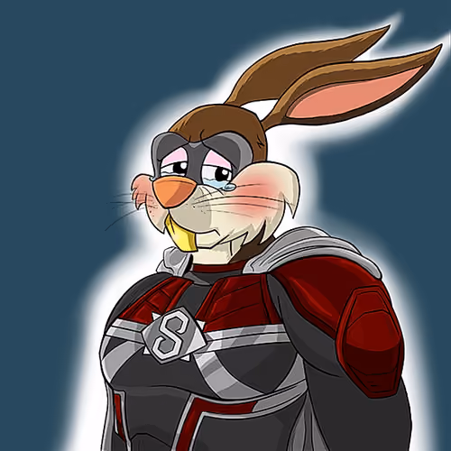 Dark Super Bunny #6917