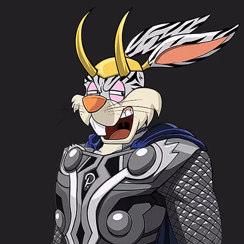 Dark Super Bunny #9764