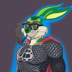 Dark Super Bunny #6290