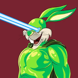 Dark Super Bunny #6226