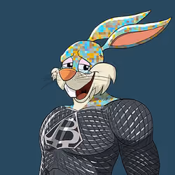 Dark Super Bunny #5953