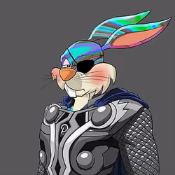 Dark Super Bunny #8595