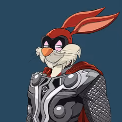Dark Super Bunny #6178