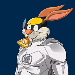 Dark Super Bunny #8985