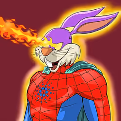 Dark Super Bunny #7893