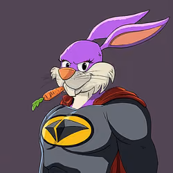 Dark Super Bunny #7245