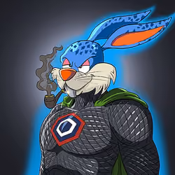 Dark Super Bunny #7443