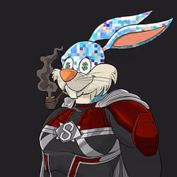 Dark Super Bunny #6495