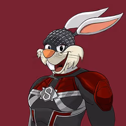 Dark Super Bunny #9395