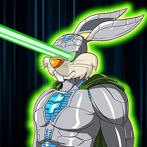 Dark Super Bunny #6684