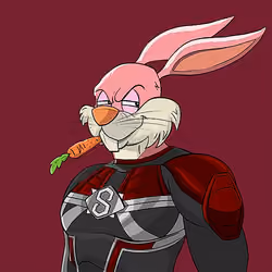 Dark Super Bunny #6370