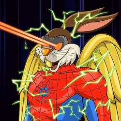 Dark Super Bunny #8027