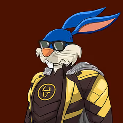 Dark Super Bunny #6596