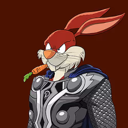 Dark Super Bunny #7919