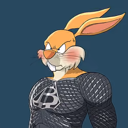 Dark Super Bunny #5546