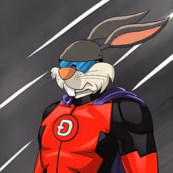 Dark Super Bunny #8984