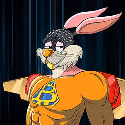 Dark Super Bunny #9897