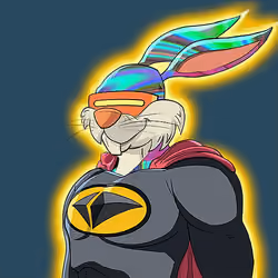Dark Super Bunny #9875
