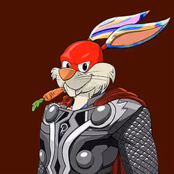 Dark Super Bunny #8567