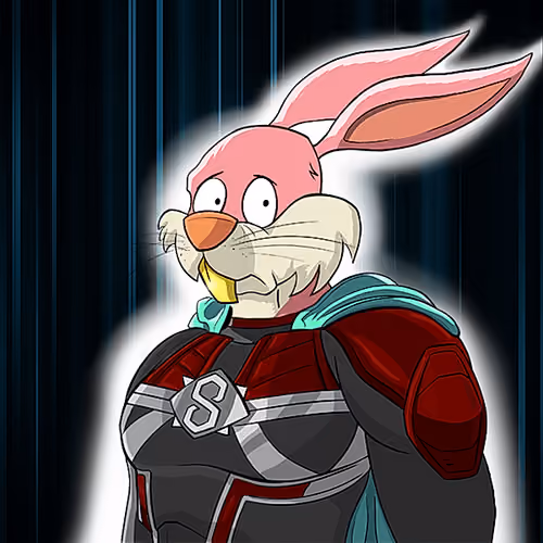 Dark Super Bunny #5040
