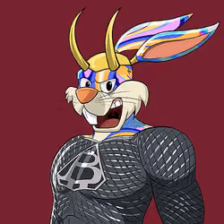 Dark Super Bunny #5862