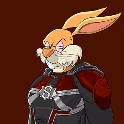 Dark Super Bunny #5249