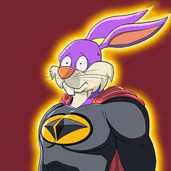 Dark Super Bunny #6512