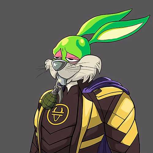Dark Super Bunny #9583