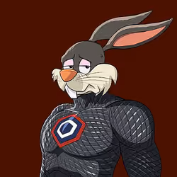 Dark Super Bunny #9231