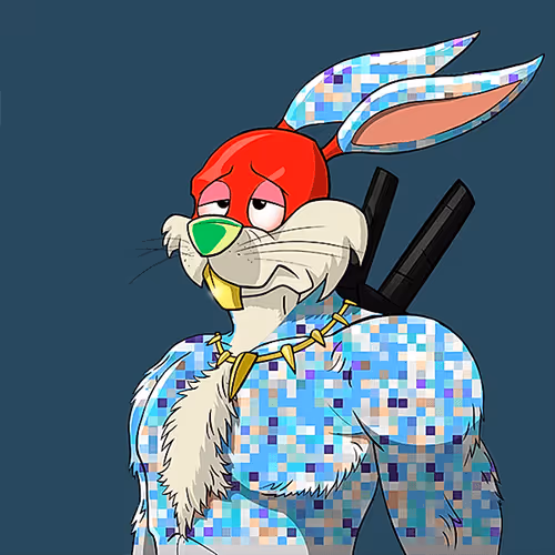Dark Super Bunny #5672