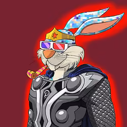 Dark Super Bunny #8401