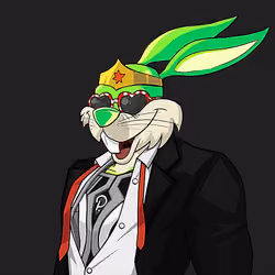 Dark Super Bunny #9371