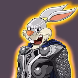 Dark Super Bunny #8941
