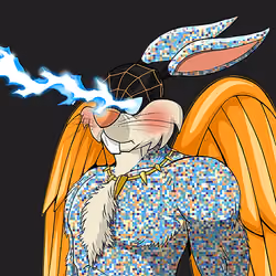 Dark Super Bunny #6498