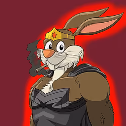 Dark Super Bunny #7184