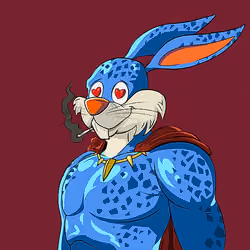 Dark Super Bunny #9880