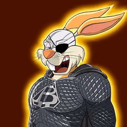 Dark Super Bunny #6034