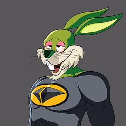 Dark Super Bunny #5932