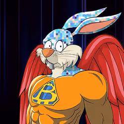 Dark Super Bunny #7146