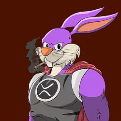 Dark Super Bunny #5628