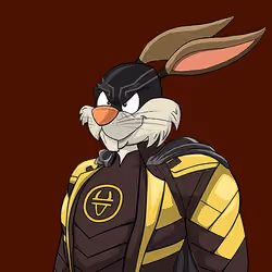 Dark Super Bunny #5239