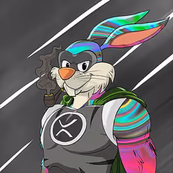 Dark Super Bunny #9184