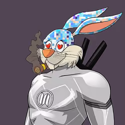 Dark Super Bunny #5481