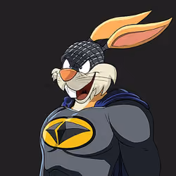 Dark Super Bunny #5536